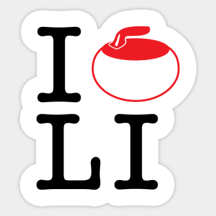 I Curl LI LICC Sticker